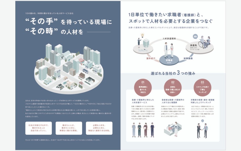 企業の強みを象徴する建築のイメージ